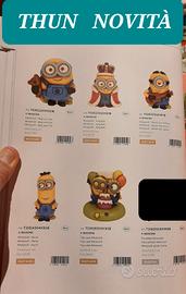 THUN ,NOVITA MINIONS 5 PEZZI , EDIZIONE LIMITATA 
