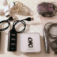 Sei HUB USB di cui uno OTG e uno con LUCE