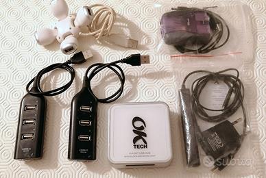 Sei HUB USB di cui uno OTG e uno con LUCE