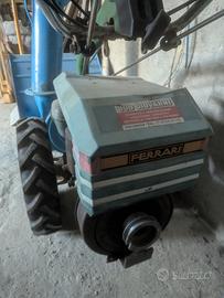 motocoltivatore con fresa neve 