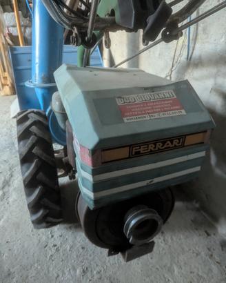 motocoltivatore con fresa neve 
