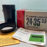 Canon FD 24-35 mm Aspherical - Only Box