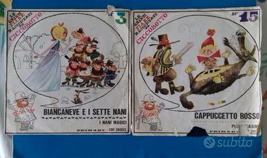 Dischi di fiabe su vinile anni 70