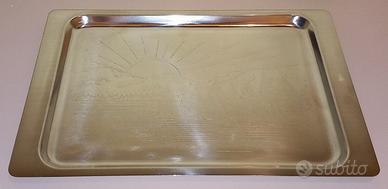 VASSOIO ACCIAO INOX 18/10 SERIGRAFATO PAESAGGIO