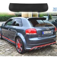 SPOILER AUDI A3 8P HATCHBACK 04-13 LOOK RS3 NERO L