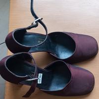 scarpe donna colore bordeaux 