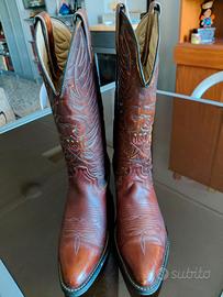 Stivali cowboy cuoio