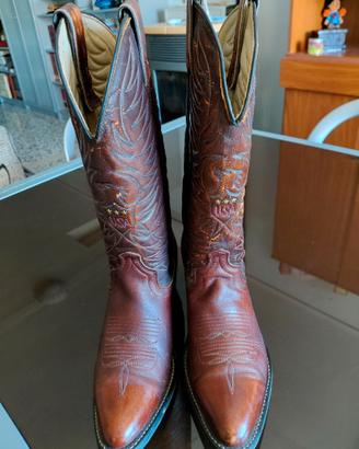 Stivali cowboy cuoio