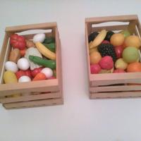 Frutta e verdura in cassette