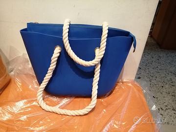 Borsa Blue elettrico