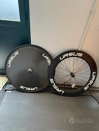 Ruota lenticolare + ruota anteriore profilo 50