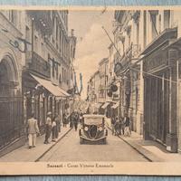 Cartolina Sassari Corso Vittorio Emanuele 1946