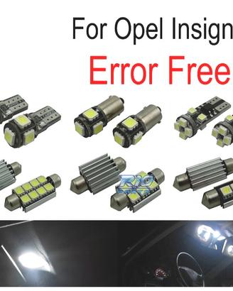 KIT 12 LAMPADE LED INTERNE OPEL INSIGNIA SEDAN BER