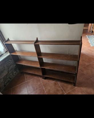 Libreria Bassa Vintage Anni '50 - Legno Scuro - 8-