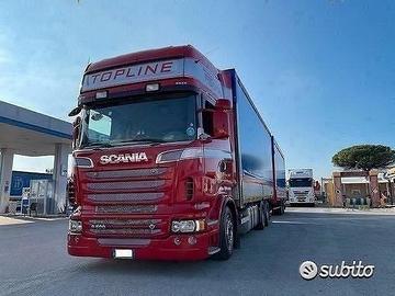 Scania r500 autotreno biga centinato 7.80