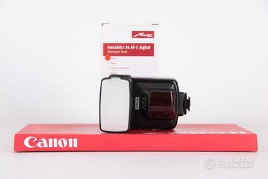 Flash Metz mecablitz 36 AF-5 digital Canon USATO