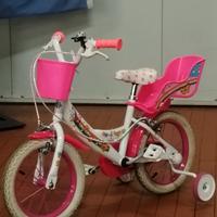 bike bambina Unicorno con rotelle 