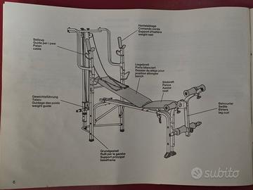 Panca multifunzione. 