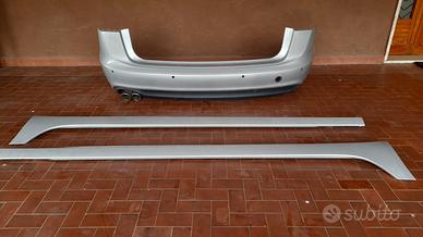 Paraurti posteriore e minigonne audi a6 c7 