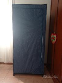 Armadio in tela con cerniera 
