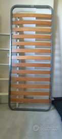 Rete a doghe 80x190cm. Metallo e Legno
