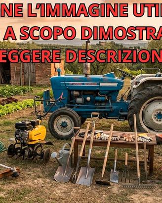ATTREZZATURA AGIRCOLA E STRUMENTI PER CURA ORTO