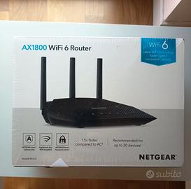 Router da tavolo Netgear AX1800 WiFi 6 mod. RAX10
