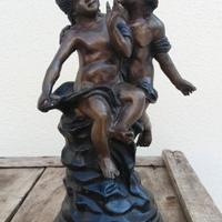 Scultura Bronzo Auguste Moreau 28cm