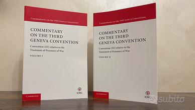 COMMENTARY ON THE THIRD GENEVA CONVENTION VOL I-II