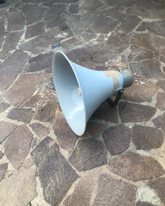Tromba audio Geloso. Prodotto italiano