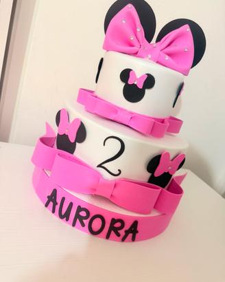Torta scenografica compleanno Minnie