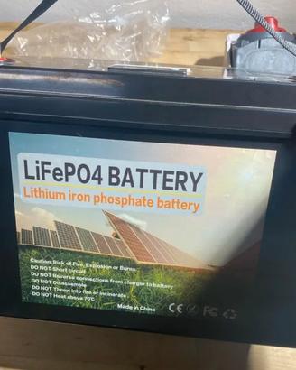 Batteria LifePo4 mai usata.