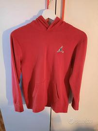 Felpa Air Jordan rossa Taglia 12-13 anni