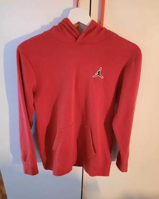 Felpa Air Jordan rossa Taglia 12-13 anni