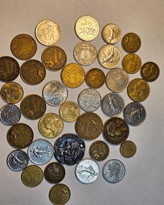 Lotto Monete Vecchia Francia - 37 Pezzi