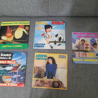 45 giri cartoni animati e giochi anni 70/80