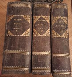 La Sacra Bibbia antica dell'800 di A. Martini 