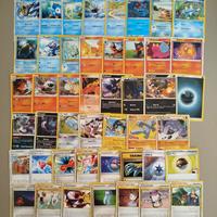 mazzo di carte Pokemon lotto grande set misti 