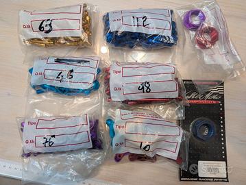 Bulloneria Ergal di vari colori e molte misure