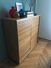 credenza in rovere 120x120x45 perfette condizioni