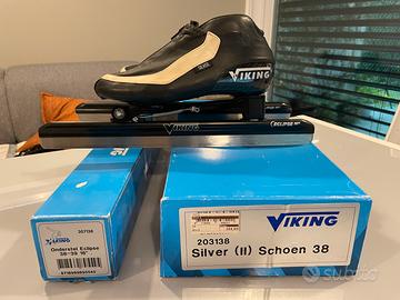 Pattini ghiaccio velocità Viking completi di lame
