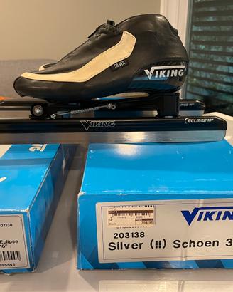 Pattini ghiaccio velocità Viking completi di lame