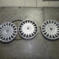 2 borchie copriruota per lancia musa 15" originali