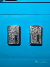 Coppia Accendini Zippo "Venetian" Vintage 1994