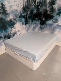 Letto 190x140 con contenitore e materasso 