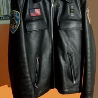 Giacca in pelle motociclista BLAUER