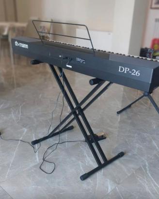 Thomann DP-26 piano con sgabello e pedale