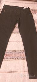 Pantaloni Armani Jeans color nero a righe