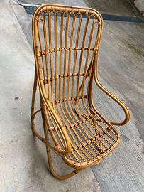 Poltrona in vimini