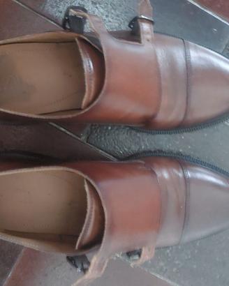 Scarpe 42 eleganti uomo marroni zara